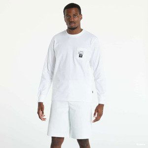 Converse Long Sleeve Pocket Tee White