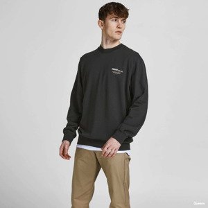 Jack & Jones Logo Crewneck Black