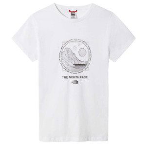 The North Face W Black Box Graphic Tee White