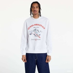 GUESS Front Logo Sweatshirt White