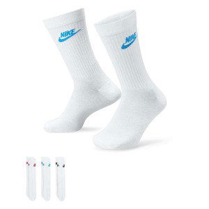 Ponožky Nike NSW Everyday Essential Crew Socks 3-Pack White S