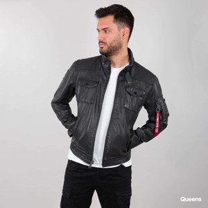 Alpha Industries MA-1 Leather LW II Black