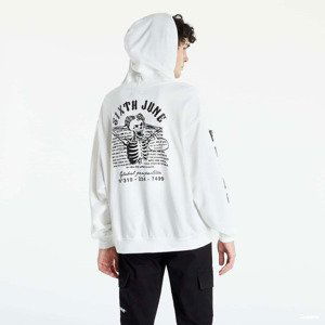 Sixth June Skeleton gothic hoodie White