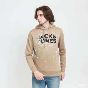 Jack & Jones JJnew Splash Hoodie Beige