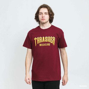 Thrasher Low Low Logo Tee Wine