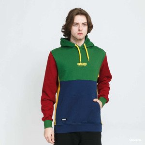 Mikina Mass DNM Moody Hoody Green/ Navy/ Wine/ Yellow M