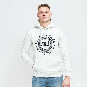 Mikina Jack & Jones JJflocker Sweat Hoodie Melange Grey M