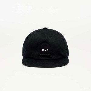 HUF Essentials Unstructured Box Snapback Black