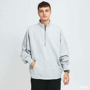 PREACH Oversized Turtle Hoodie Zip Melange Grey