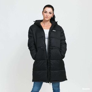 Fila Women Long Hooded Puffer Jacket Black