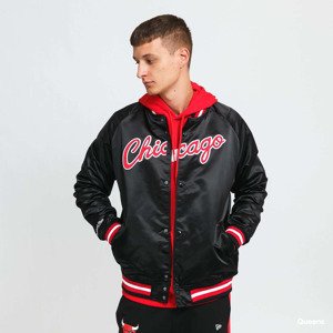 Mitchell & Ness NBA Lightweight Satin Jacket Bulls Black