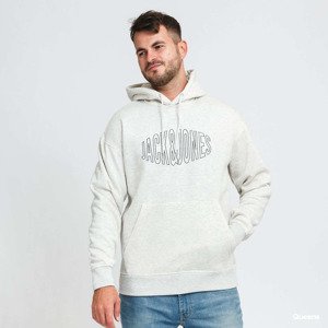 Jack & Jones Jorworld O Sweat Hood Light Grey