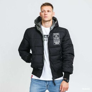 Alpha Industries Hooded Puffer FD Reversible Black/ Olive