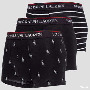 Boxerky Polo Ralph Lauren 3Pack Classic Trunk Black/ White L