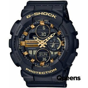 Casio G-Shock GMA S140M-1AER "Metallic Markers and Accents" Black/ Gold