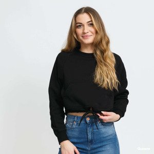 Urban Classics Ladies Oversized Short Raglan Crew Black