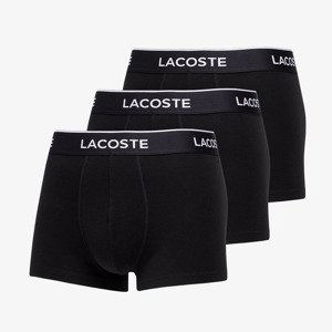 Boxerky LACOSTE Casual Cotton Stretch Boxers 3-Pack Black S