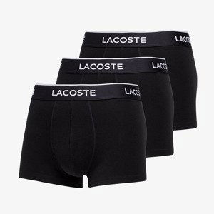 Boxerky LACOSTE Casual Cotton Stretch Boxers 3-Pack Black M