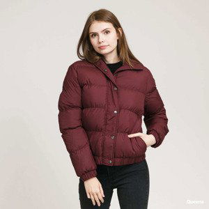 Urban Classics Ladies Hooded Puffer Jacket Wine