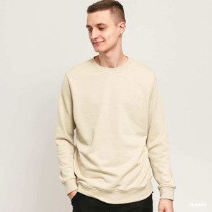 Mikina Urban Classics Basic Terry Crew Beige S