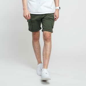 Plátěné kraťasy Alpha Industries Crew Short Olive