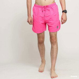 Urban Classics Block Swim Shorts NEON PINK