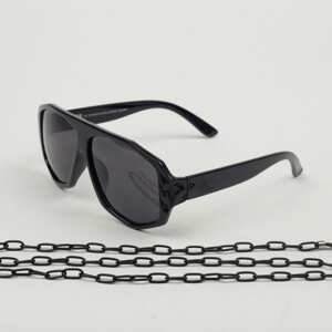 Sluneční brýle Urban Classics 101 Chain Sunglasses Black