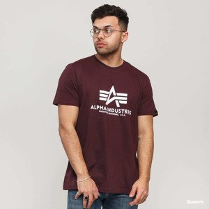 Tričko Alpha Industries Basic Tee Dark Wine S