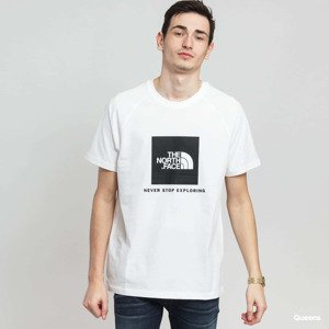 Tričko The North Face M SS Rag Red Box Tee White S