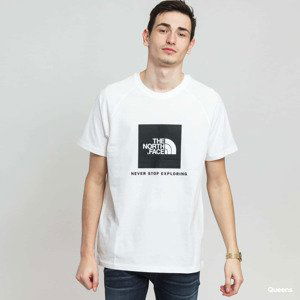 Tričko The North Face M SS Rag Red Box Tee White XXL