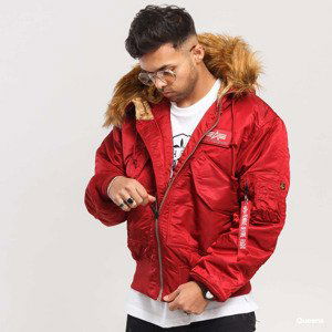 Alpha Industries 45P Hooded Custom Dark Red