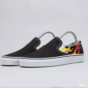 Vans Classic Slip-On(flame) Black/ Black/ Tr White