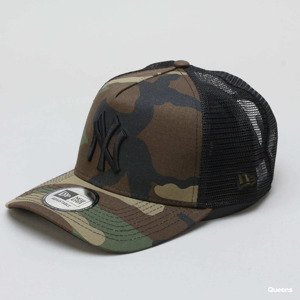 New Era Clean Trucker NY C/O camo zelená / černá