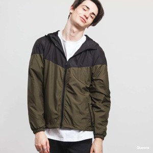 Větrovka Urban Classics 2-Tone Tech Windrunner Olive/ Black S