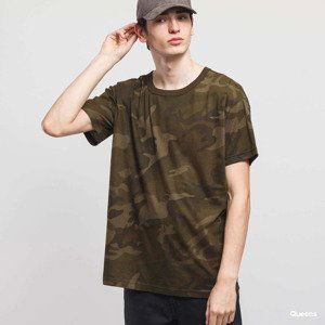 Urban Classics Camo Oversized Tee Camo Green