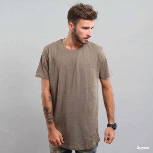 Urban Classics Shaped Long Tee Army Green