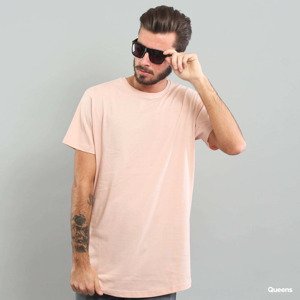 Tričko Urban Classics Shaped Long Tee Pink M