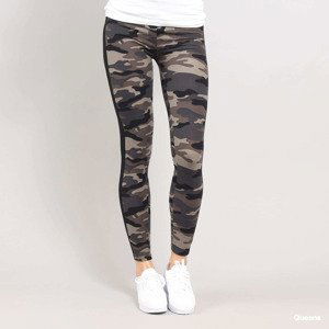 Legíny Urban Classics Ladies Camo Stripe Leggings Grey Camo XS