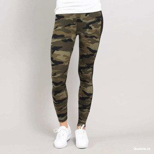 Urban Classics Ladies Camo Stripe Leggings Green Camo