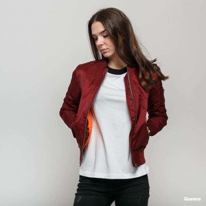 Urban Classics Ladies Basic Bomber Jacket Wine