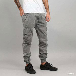 Urban Classics Washed Cargo Twill Jogging Pants Grey