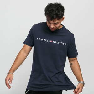 Tričko s krátkým rukávem Tommy Hilfiger CN SS Tee Logo Flag navy