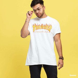 Thrasher Flame Logo White