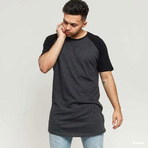 Urban Classics Shaped Raglan Long Tee Black