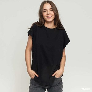 Tričko Urban Classics Ladies Extended Shoulder Tee Black XL