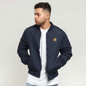 Urban Classics Diamond Quilt Nylon Jacket Navy