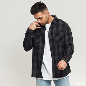 Urban Classics Checked Flanell Shirt Grey / Black