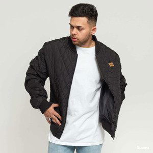 Urban Classics Diamond Quilt Nylon Jacket Black