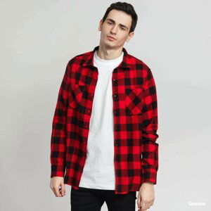 Urban Classics Checked Flanell Shirt Black/ Red