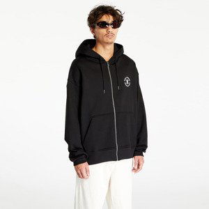 Mikina Daily Paper Ezar Zip Hoodie Black M